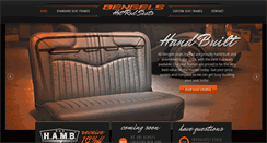 Desktop Screenshot of hotrodseats.com