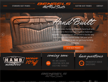 Tablet Screenshot of hotrodseats.com